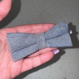 Classic Gray Bow Tie